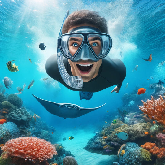 Rx mask for snorkeling and scuba diving