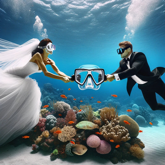 Dont share nearsighted prescription masks with partners get your own Rx mask