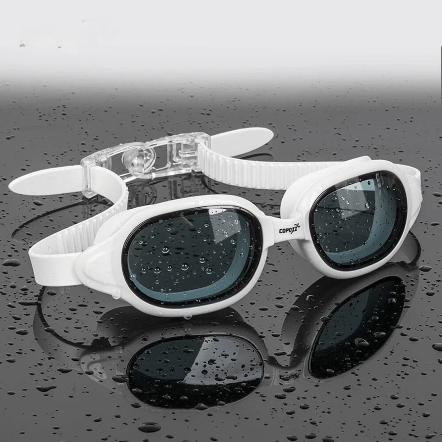 COPOZZ Swimming Goggles Myopia 0 -1.5 to -7 Men Women Anti fog UV Protecion Waterproof Swimming Glasses Diopter Swim Eyewear