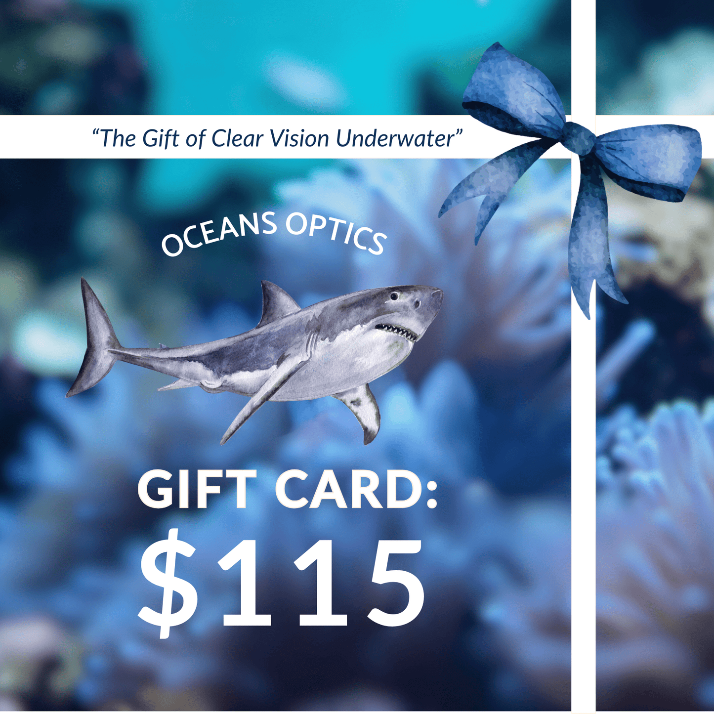 Gift Card $115.00 Oceans Optics Gift Card Oceans Optics Gift Card