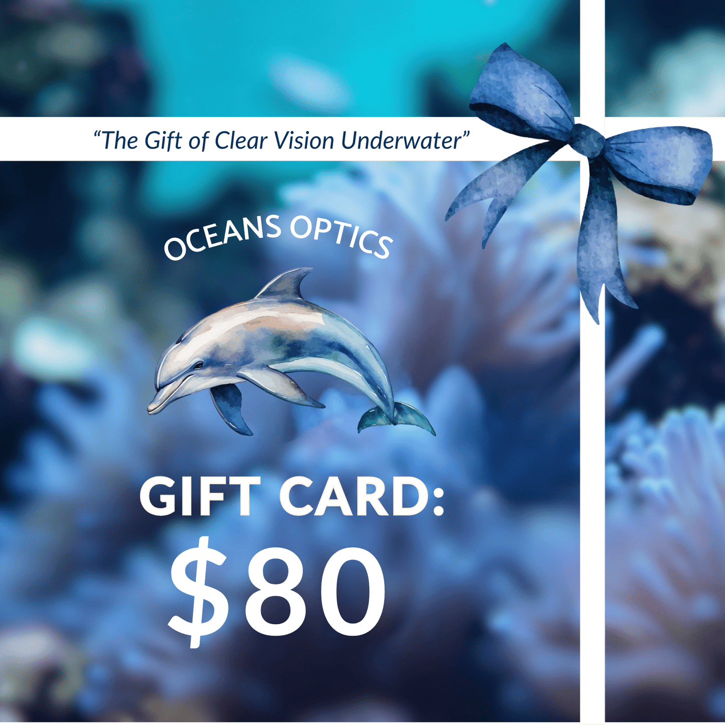 Gift Card $80.00 Oceans Optics Gift Card Oceans Optics Gift Card