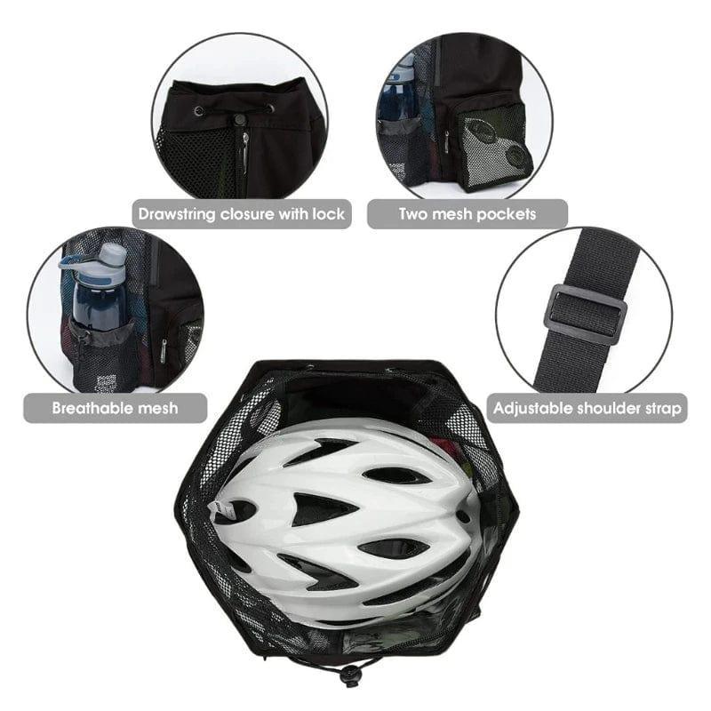Mesh Bag for snorkel and scuba diving Drawstring Swim Gym Waterproof bag Backpack Separated Waterproof Dry Compartments Bag Swimming bag