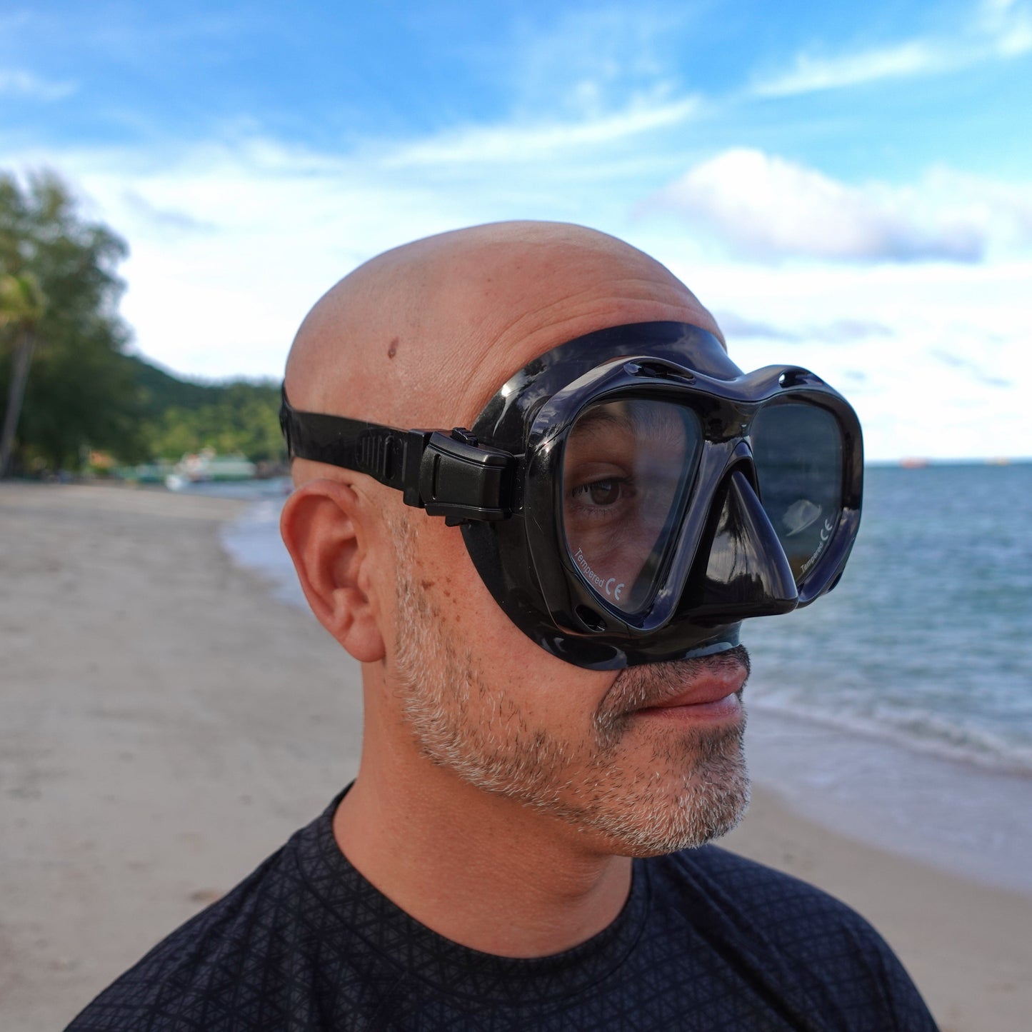 Prescription dive mask Rx Mako Farsighted Prescription Snorkel/Diving Mask Prescription Dive Mask | Farsighted | Small/Medium Faces | Black