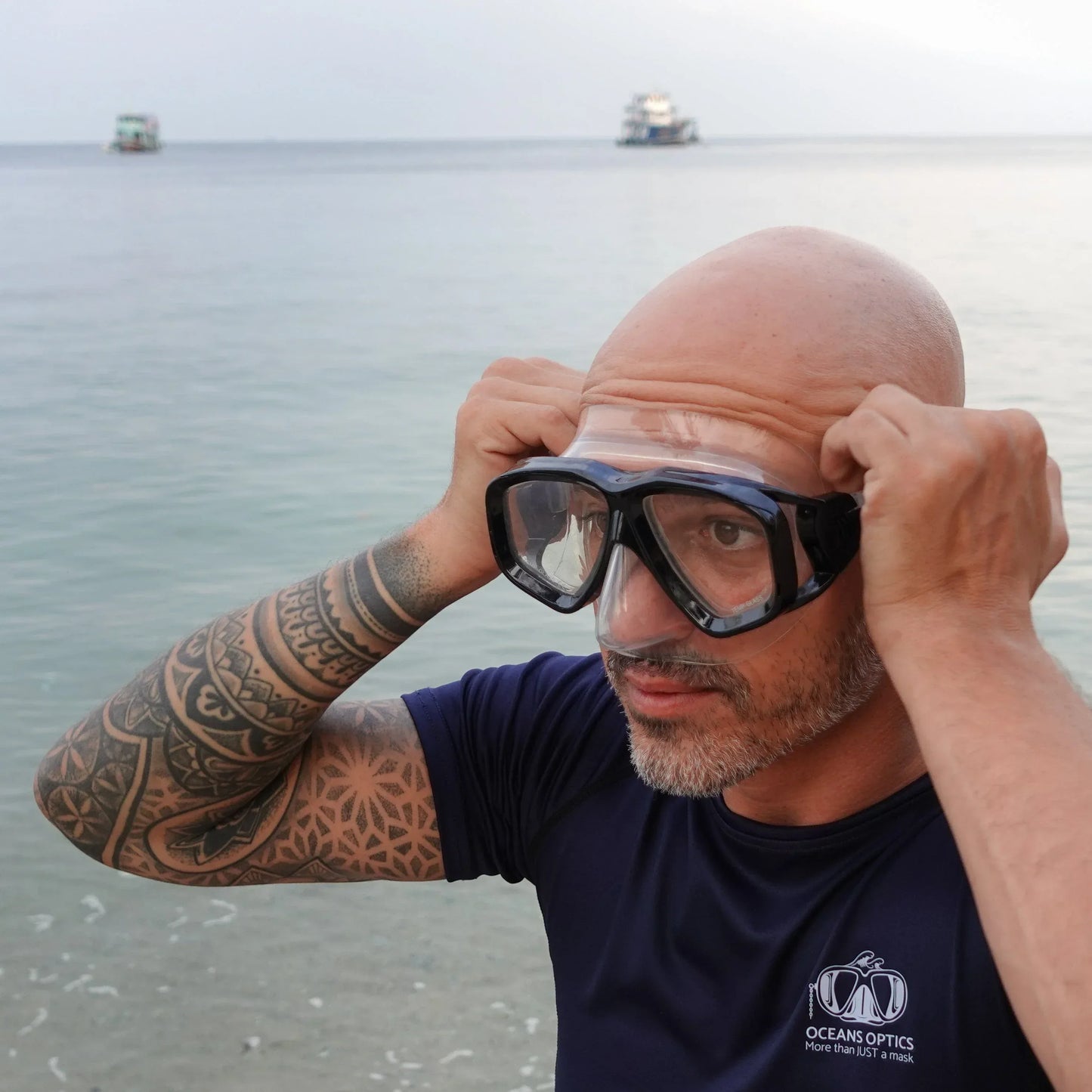 Prescription dive mask Rx Obsidian Prescription Diving Mask-Medium Prescription Dive Mask | Clear | Medium | -1.50~-8.00