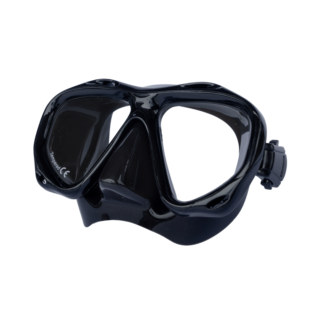 prescription snorkelling mask RX Mako Farsighted Corrective Scuba Diving Mask Midnight Mako- Jet black: Diving Mask with Prescription