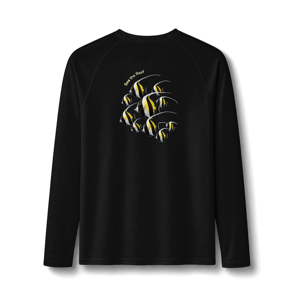 Moorish Idol Long Sleeve Rashguard – UPF 50 Swim Shirt