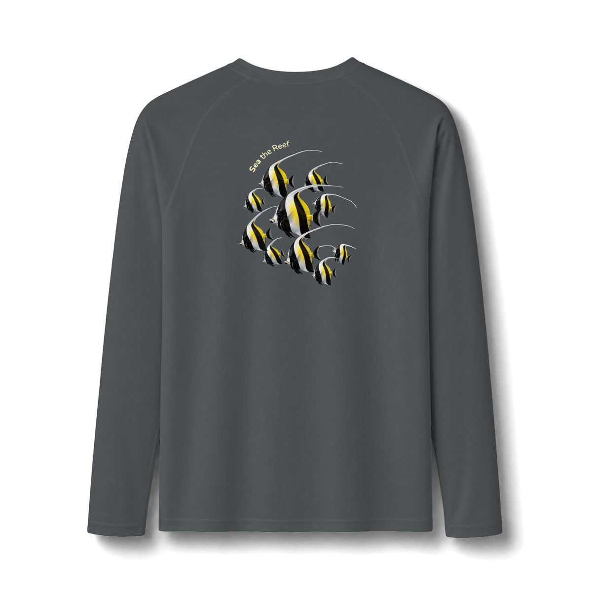 Moorish Idol Long Sleeve Rashguard – UPF 50 Swim Shirt