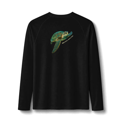 Sea Turtle Long Sleeve Rashguard – UPF 50 Swim Shirt