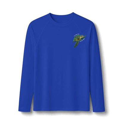 Sea Turtle Long Sleeve Rashguard – UPF 50 Swim Shirt