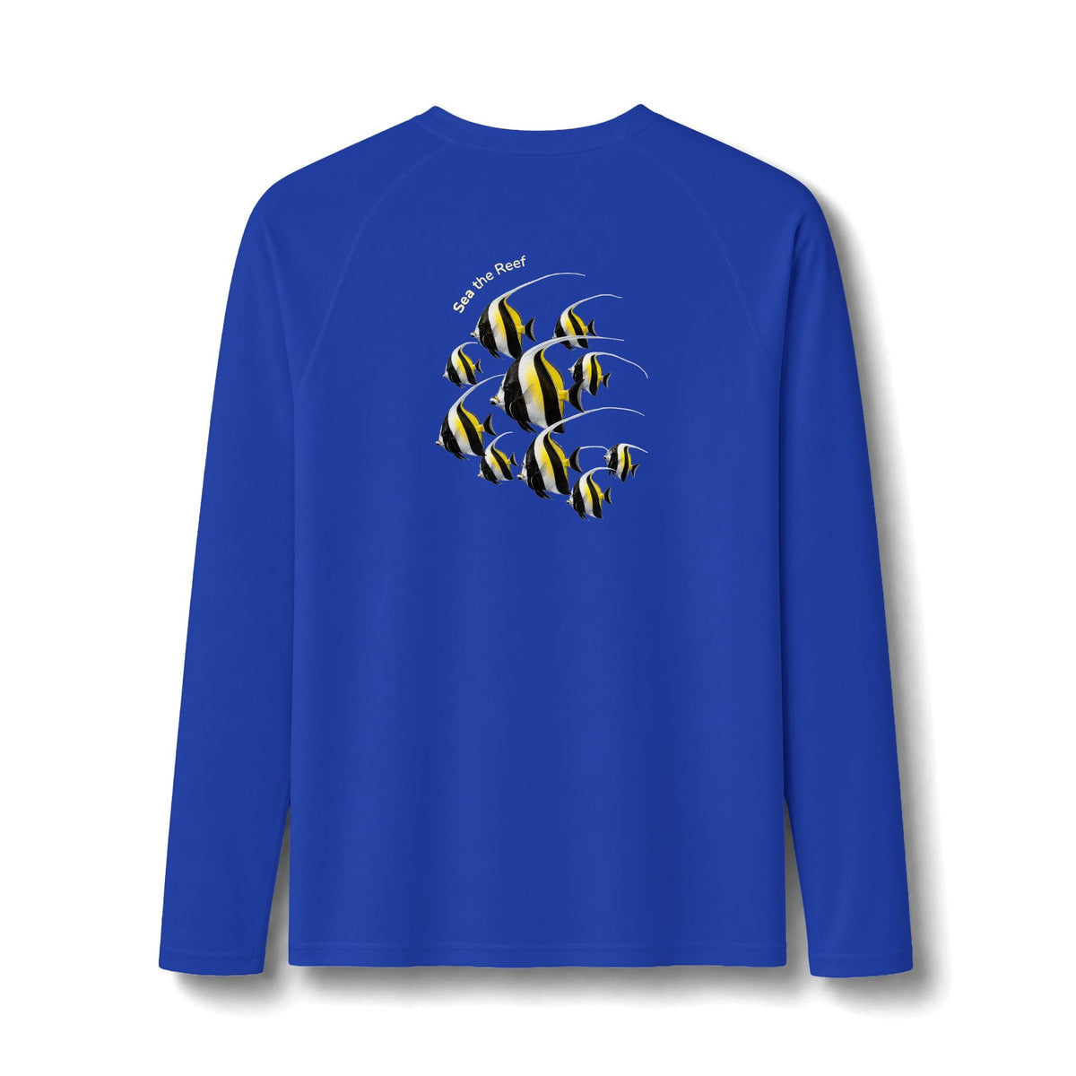 Moorish Idol Long Sleeve Rashguard – UPF 50 Swim Shirt