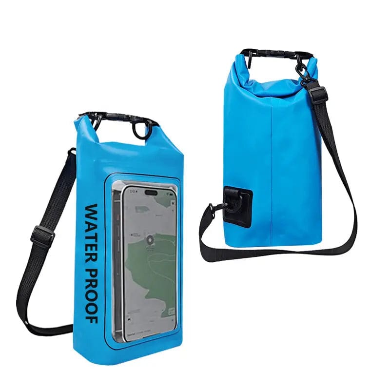 Blue 2L Dry Bag Touch Screen Waterproof Bags