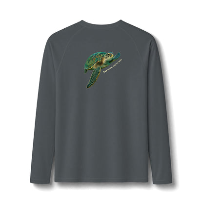 Sea Turtle Long Sleeve Rashguard – UPF 50 Swim Shirt