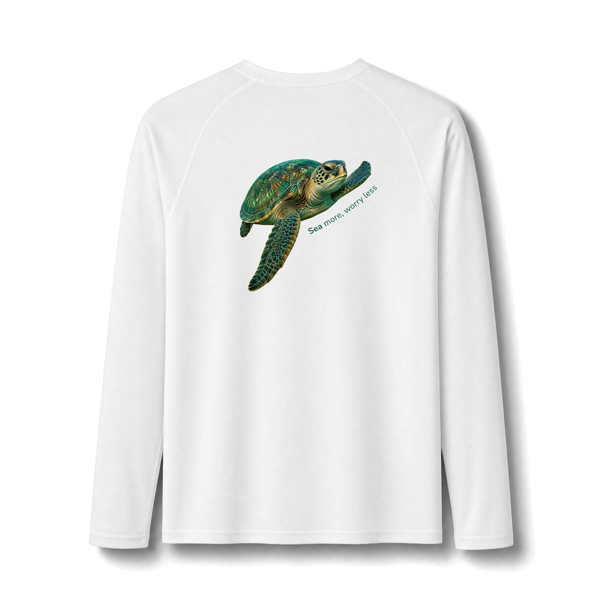 Sea Turtle Long Sleeve Rashguard – UPF 50 Swim Shirt