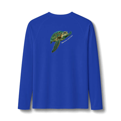 Sea Turtle Long Sleeve Rashguard – UPF 50 Swim Shirt