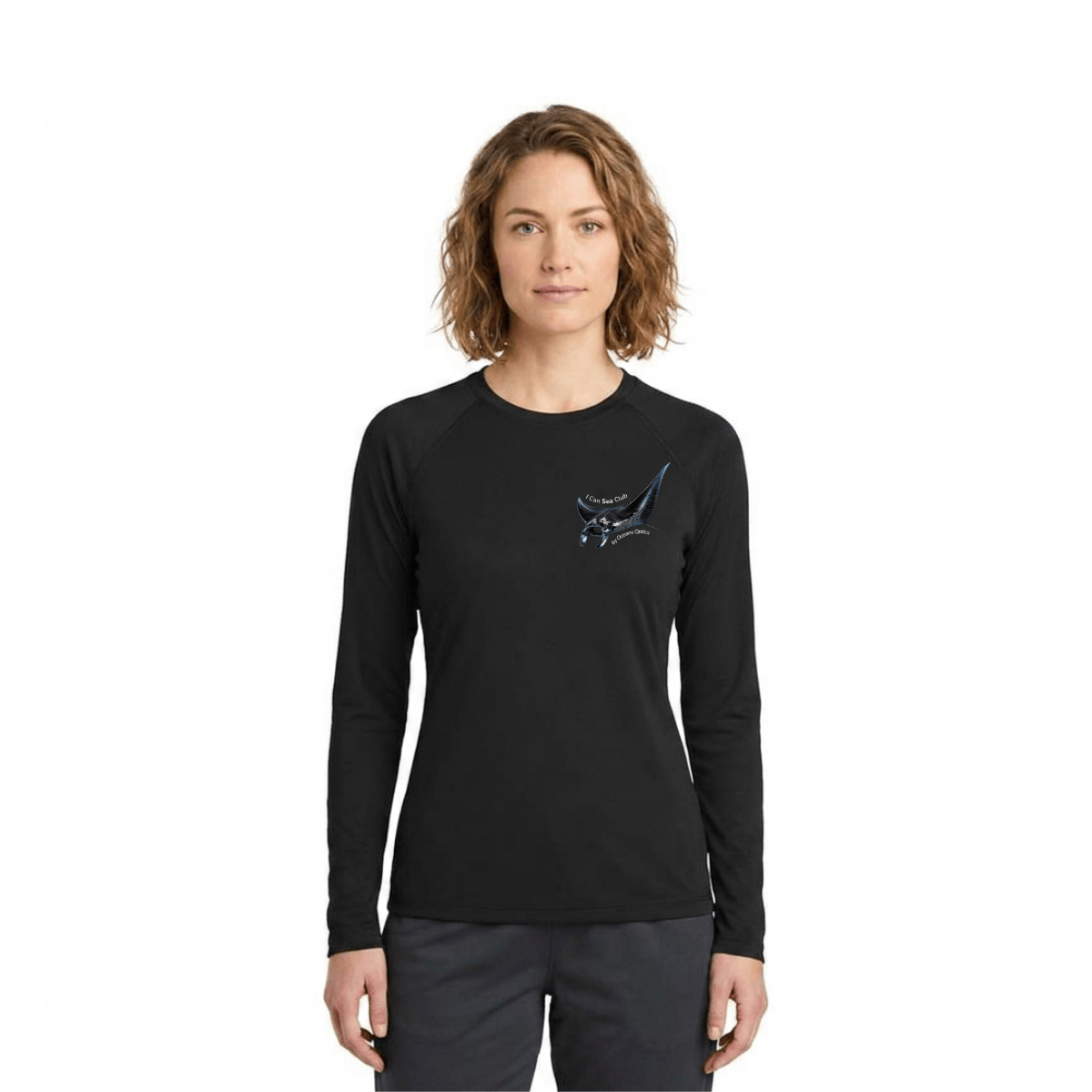Manta Ray Long Sleeve Rashguard – UPF 50 Swim Shirt