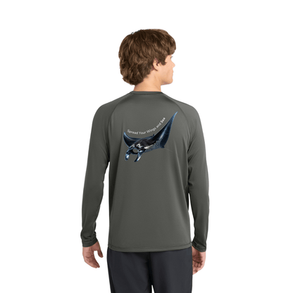 Manta Ray Long Sleeve Rashguard – UPF 50 Swim Shirt