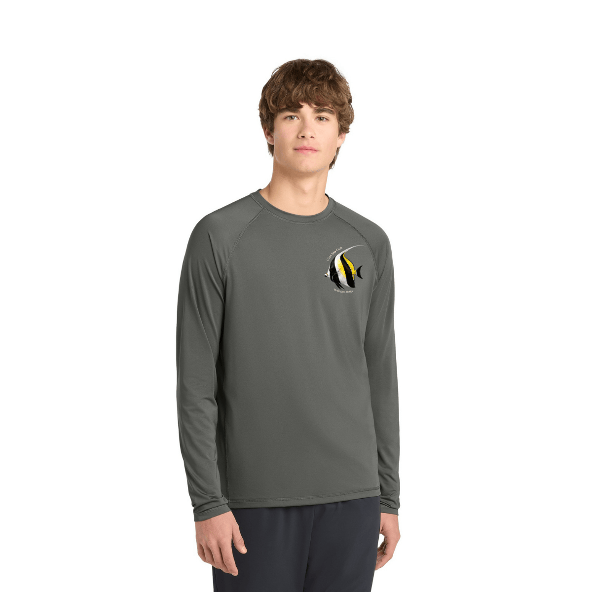 Moorish Idol Long Sleeve Rashguard – UPF 50 Swim Shirt