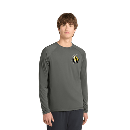 Moorish Idol Long Sleeve Rashguard – UPF 50 Swim Shirt