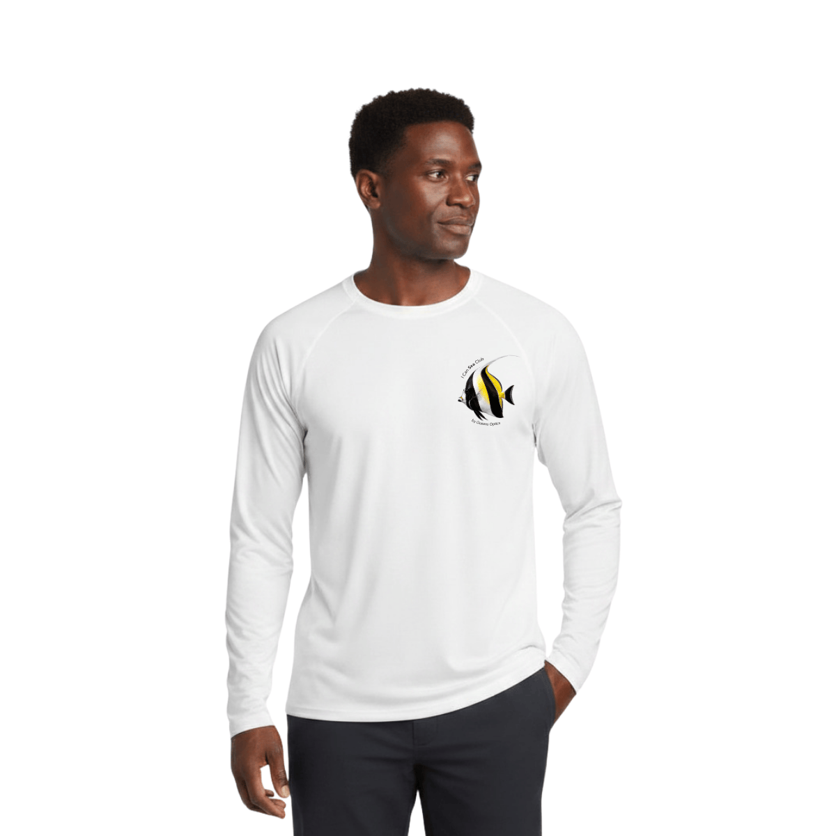 Moorish Idol Long Sleeve Rashguard – UPF 50 Swim Shirt