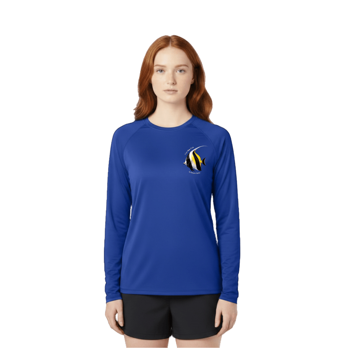 Moorish Idol Long Sleeve Rashguard – UPF 50 Swim Shirt