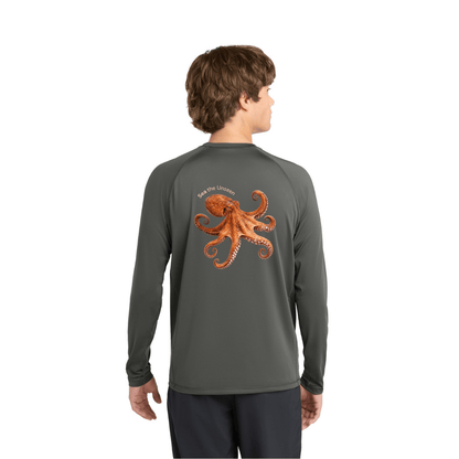 Octopus Long Sleeve Rashguard – UPF 50 Swim Shirt