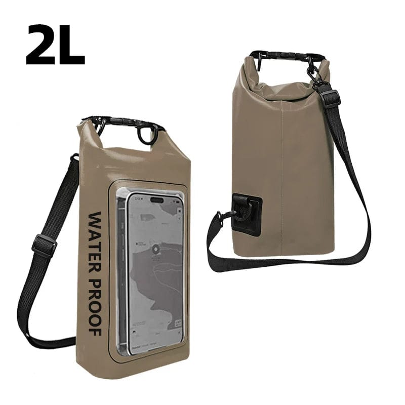 Dry bag Coffee 2L Dry Bag Touch Screen Waterproof Bags