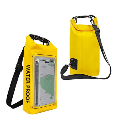 Yellow 2L Dry Bag Touch Screen Waterproof Bags