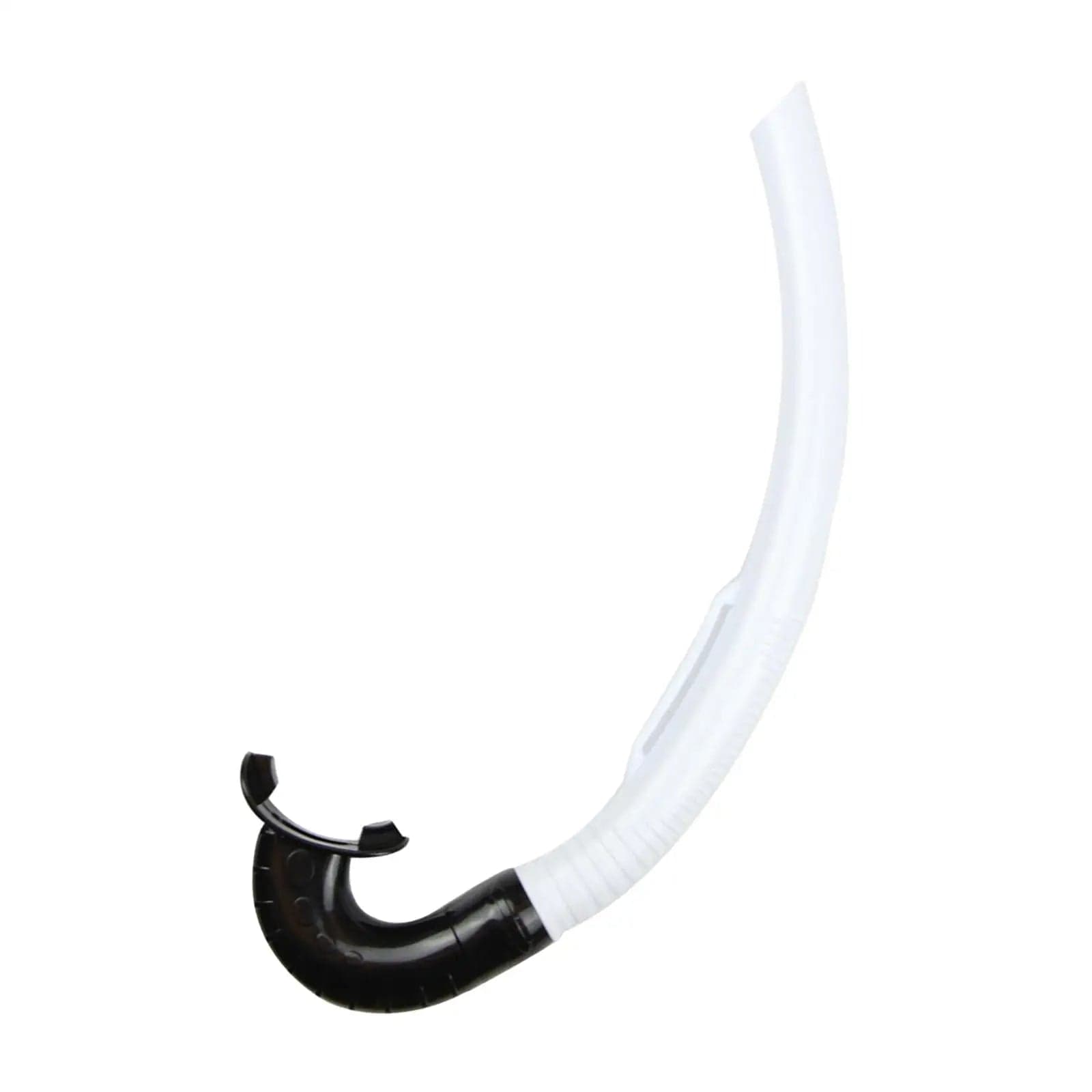 WHITE Dry Snorkel Full Wet Breathing Tube for Adults Facing Forward Scuba Diving