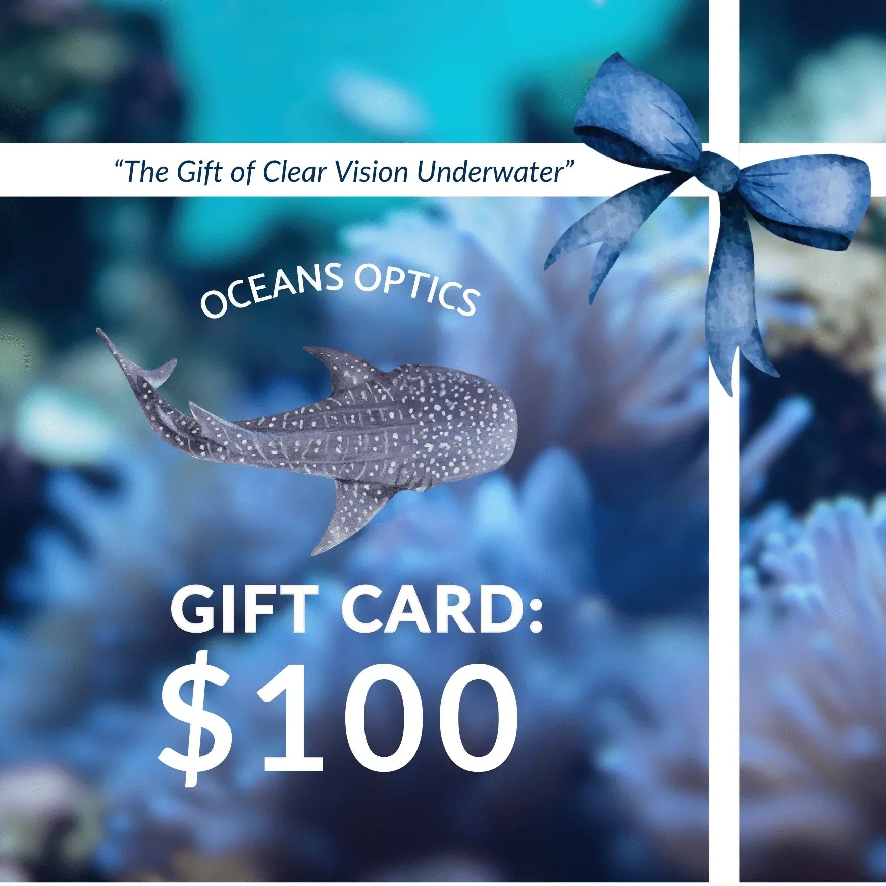 Gift Card $100.00 Oceans Optics Gift Card Oceans Optics Gift Card