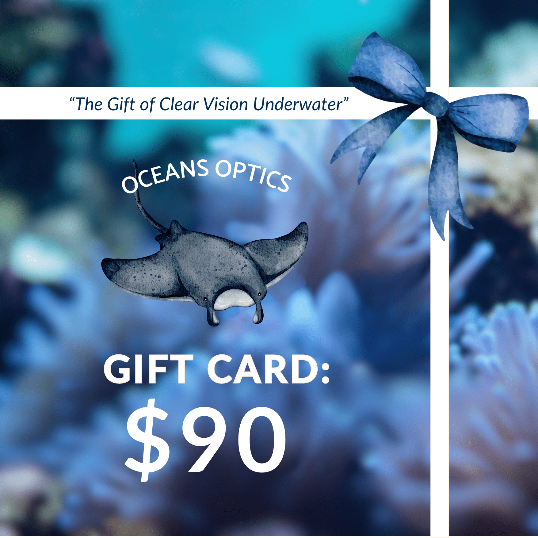 Gift Card $90.00 Oceans Optics Gift Card Oceans Optics Gift Card