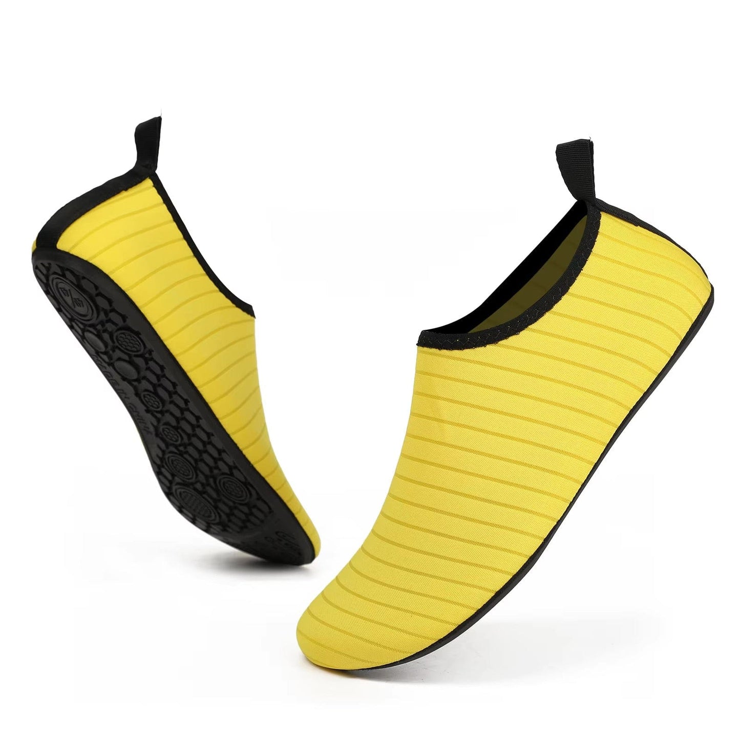 Yellow / 4-5 / 22cm HydroFlats Quick Drying Water Shoes Non Slip Rubber Sole HydroFlats Quick Drying Water Shoes Non Slip Rubber Sole