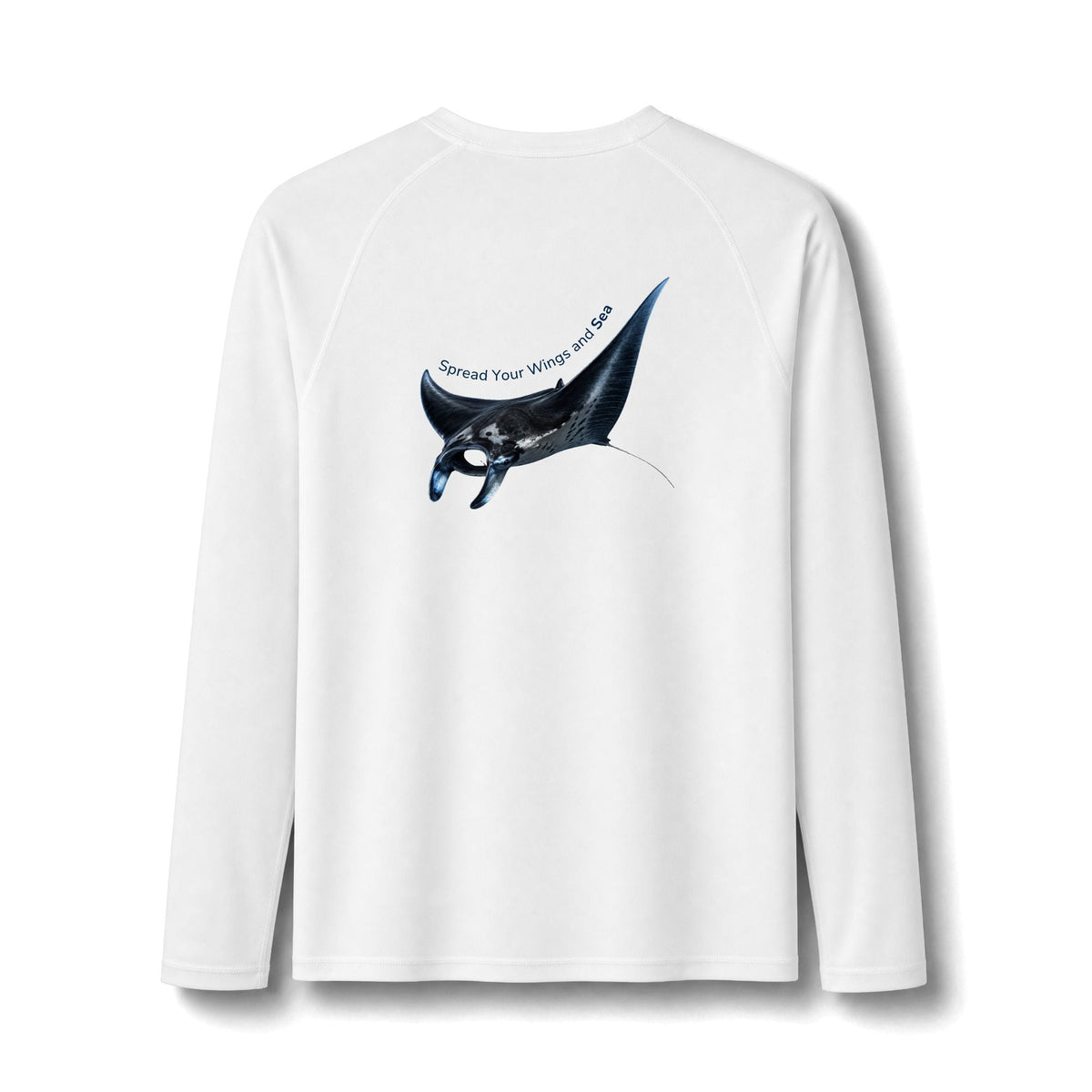 Long-sleeve Manta Ray Long Sleeve Rashguard – UPF 50 Swim Shirt Manta Ray Long Sleeve Rashguard – UPF 50 Swim Shirt