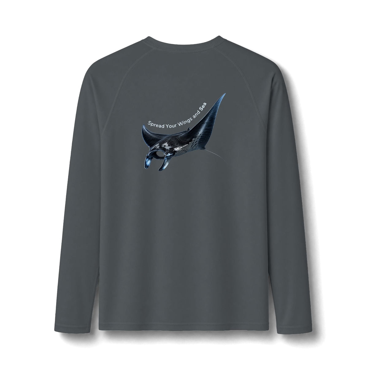 Long-sleeve Manta Ray Long Sleeve Rashguard – UPF 50 Swim Shirt Manta Ray Long Sleeve Rashguard – UPF 50 Swim Shirt