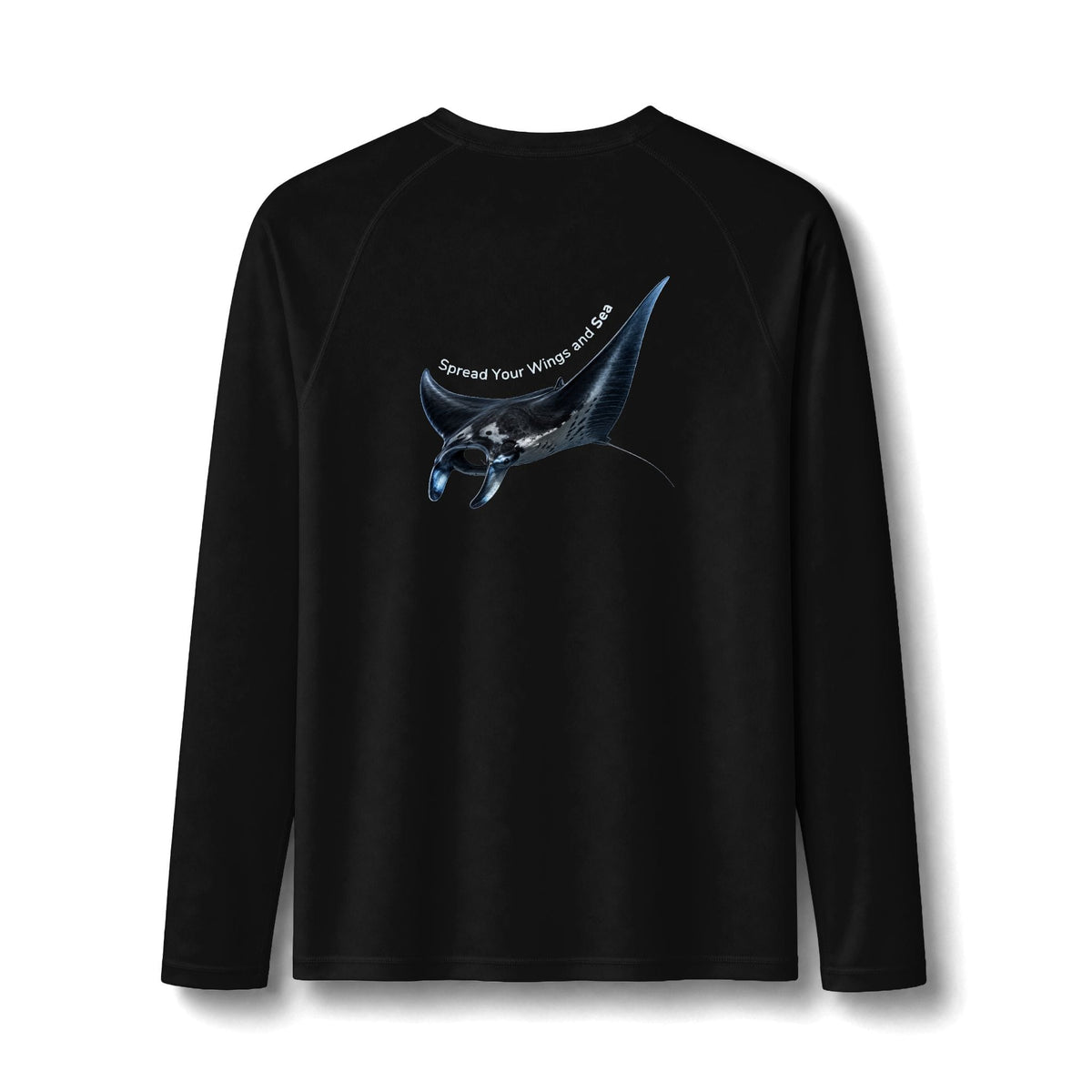 Long-sleeve Manta Ray Long Sleeve Rashguard – UPF 50 Swim Shirt Manta Ray Long Sleeve Rashguard – UPF 50 Swim Shirt