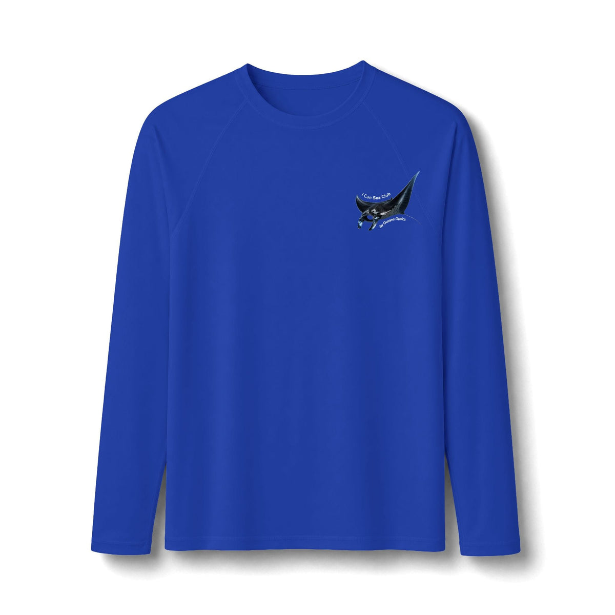 Long-sleeve L / Royal Blue Manta Ray Long Sleeve Rashguard – UPF 50 Swim Shirt Manta Ray Long Sleeve Rashguard – UPF 50 Swim Shirt
