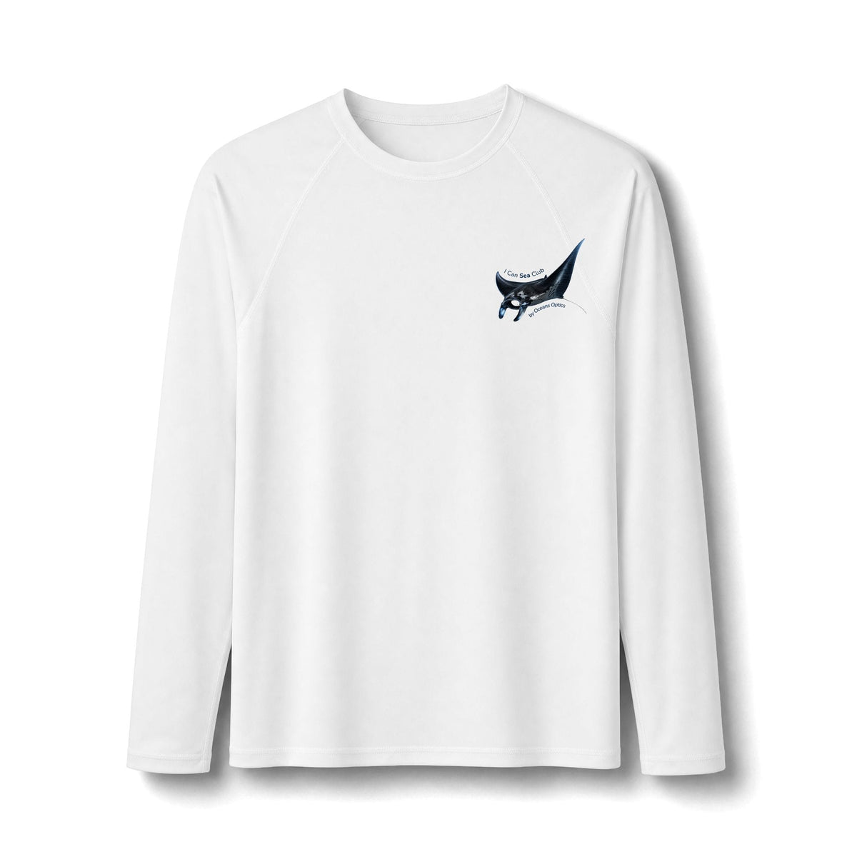 Long-sleeve S / White Manta Ray Long Sleeve Rashguard – UPF 50 Swim Shirt Manta Ray Long Sleeve Rashguard – UPF 50 Swim Shirt