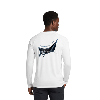 Manta Ray Long Sleeve Rashguard – UPF 50 Swim Shirt