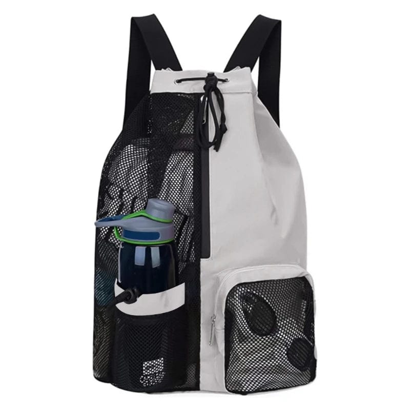 Mesh Bag for snorkel and scuba diving Drawstring Swim Gym Waterproof bag Backpack Separated Waterproof Dry Compartments Bag Swimming bag