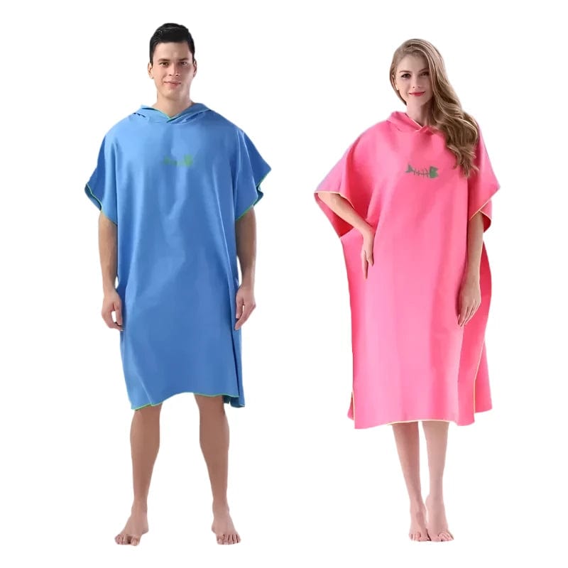 Microfiber Beach Poncho Towel Poncho Beach Towel Swimming & Snorkeling Poncho Beach Towel Swimming & Snorkeling