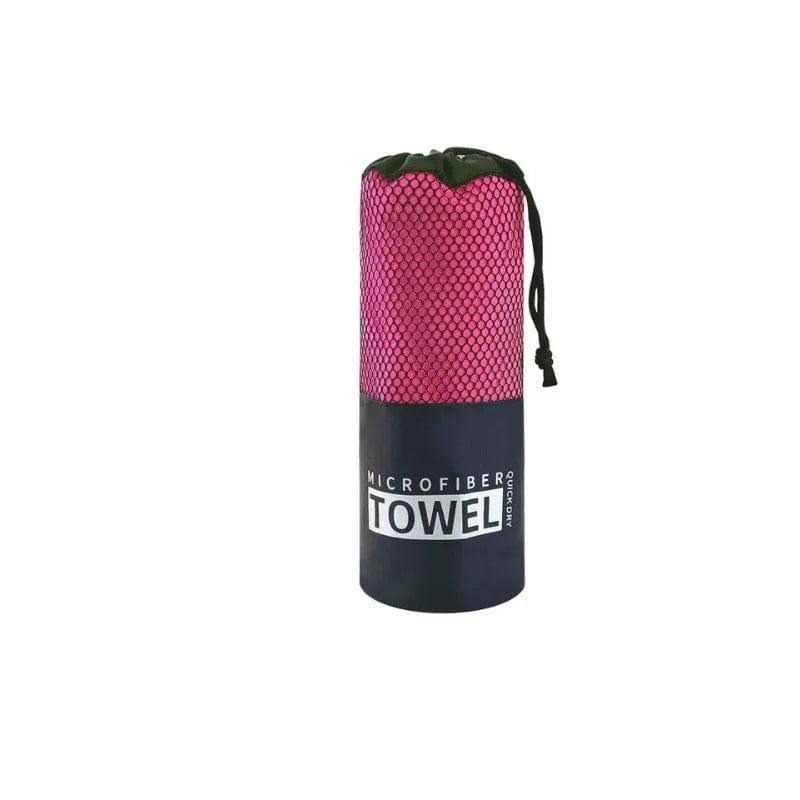rose red 2 / 76X152 CM New microfiber towel sports quick-drying super absorbent camping towel super soft and lightweight gym swimming yoga beach towel