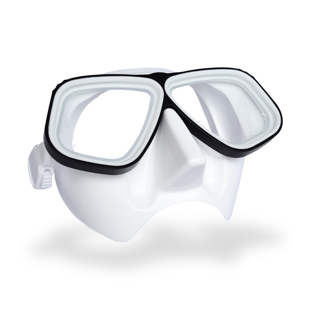 Prescription dive mask [NEW] RX Lumix Optical Dive Mask - Aluminum - White Series [NEW] RX Lumix Optical Dive Mask - Aluminum - White Series