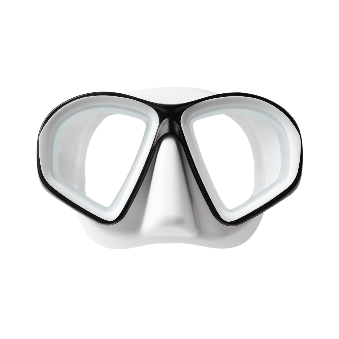 Prescription dive mask Black/White / -1.5 Left & -1.5 Right NEW RX Rover Nearsighted Prescription Freediving Mask with Snorkel & Case