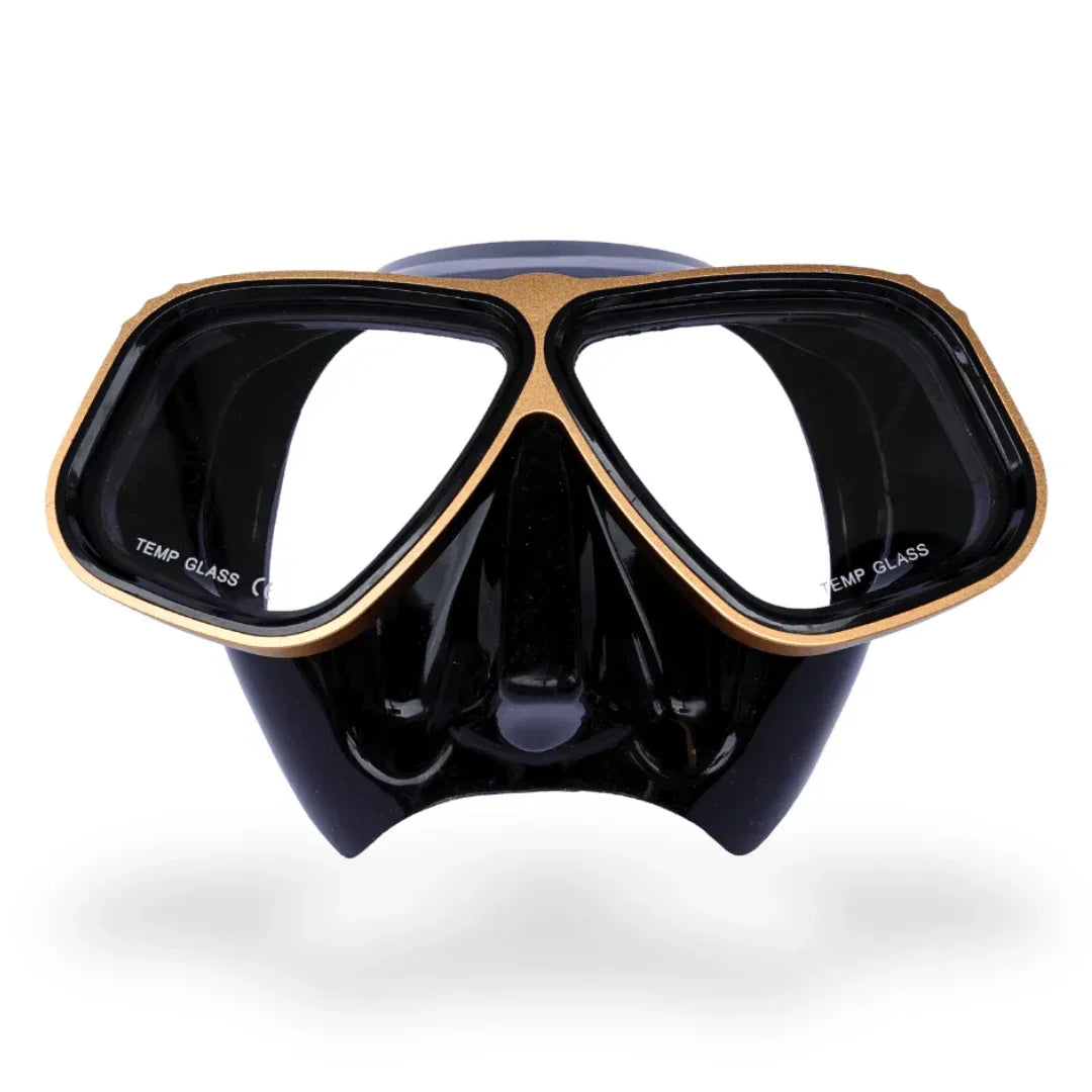 Prescription dive mask Gold/Black Rx Lumix Nearsighted Prescription Snorkel/Dive Mask - Aluminum - White Rx Lumix Nearsighted Prescription Snorkel/Dive Mask - Aluminum - White