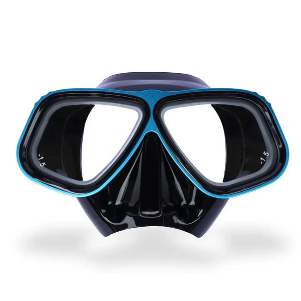 Rx Lumix Nearsighted Prescription Scuba Dive Mask Aluminum