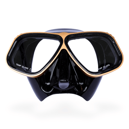 Prescription dive mask Gold/Black Rx Lumix Prescription Scuba Dive Mask Aluminum Rx Lumix Prescription Scuba Dive Mask Aluminum