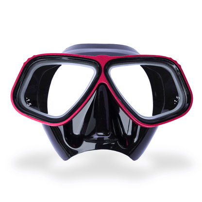 Prescription dive mask Rose Pink/Black Rx Lumix Prescription Scuba Dive Mask Aluminum Rx Lumix Prescription Scuba Dive Mask Aluminum