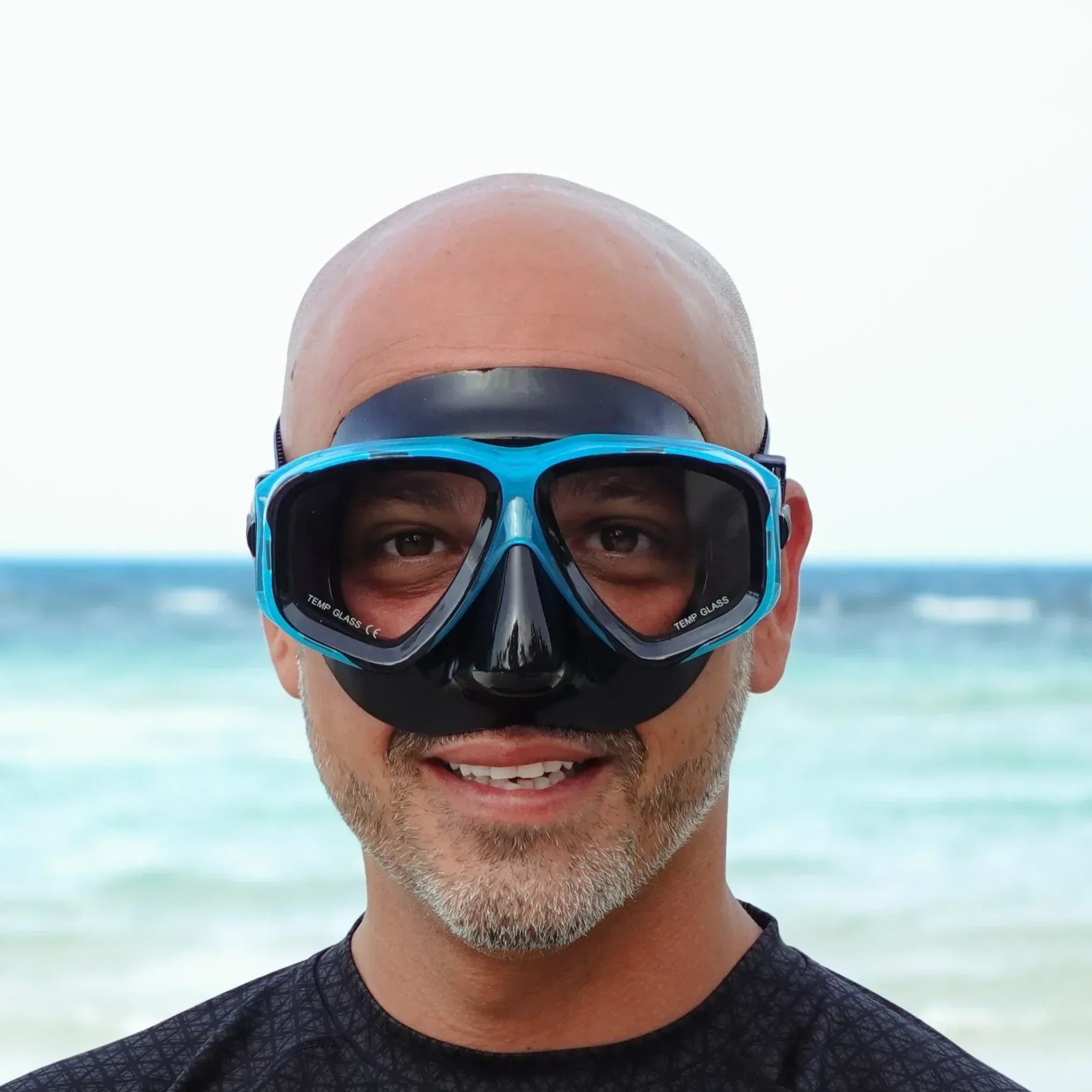 prescription snorkel goggles Prescription Snorkel Mask | Black | Medium