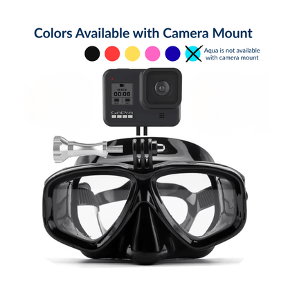 Prescription dive mask Rx Obsidian Nearsighted Prescription Snorkel & Scuba Dive Mask Prescription Snorkel Mask | Black | Medium | Diopter -1.50 ~ -8.00