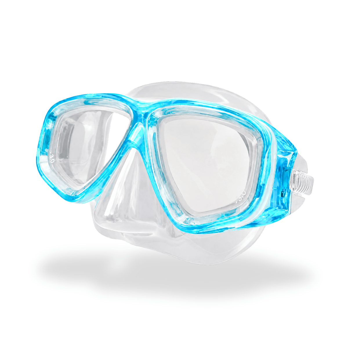 Prescription dive mask Rx Obsidian Prescription Diving Mask-Medium Prescription Dive Mask | Clear | Medium | -1.00~-9.00