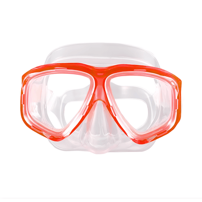 Prescription dive mask Red/Clear Rx Obsidian Prescription Diving Mask-Medium Prescription Dive Mask | Clear | Medium | -1.50~-8.00